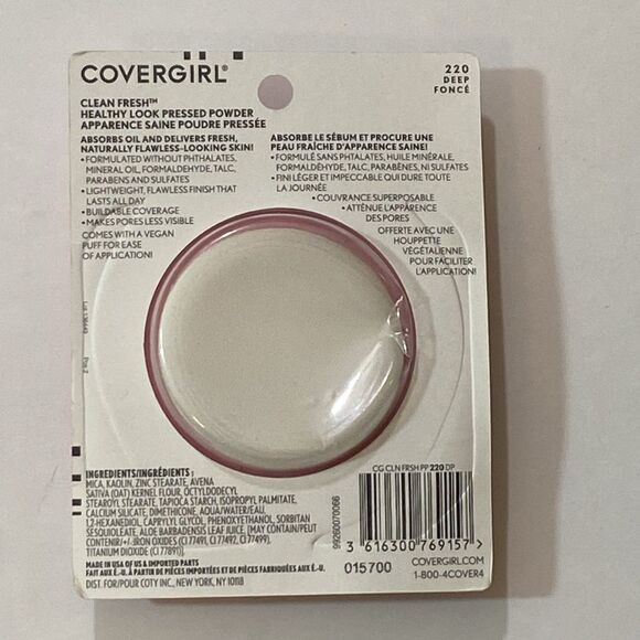 1 Covergirl Clean Fresh 220 Deep Fonce - Picture 4 of 6